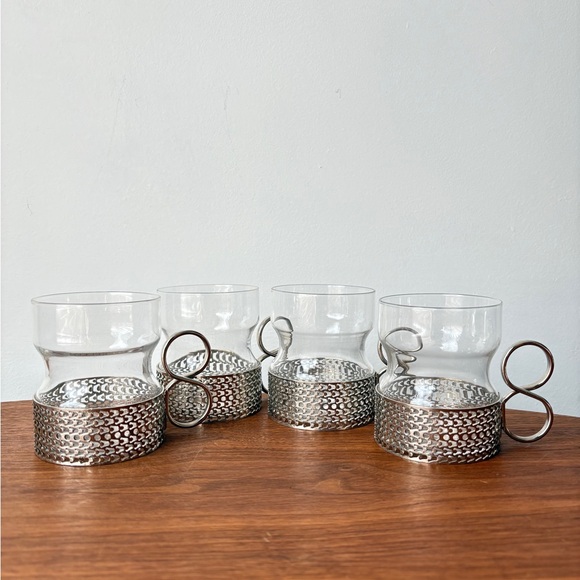 Iittala Tsaikka Finland Tea Glasses Timo Sarpaneva 1957 Mid Century Modern Cups - Picture 6 of 14